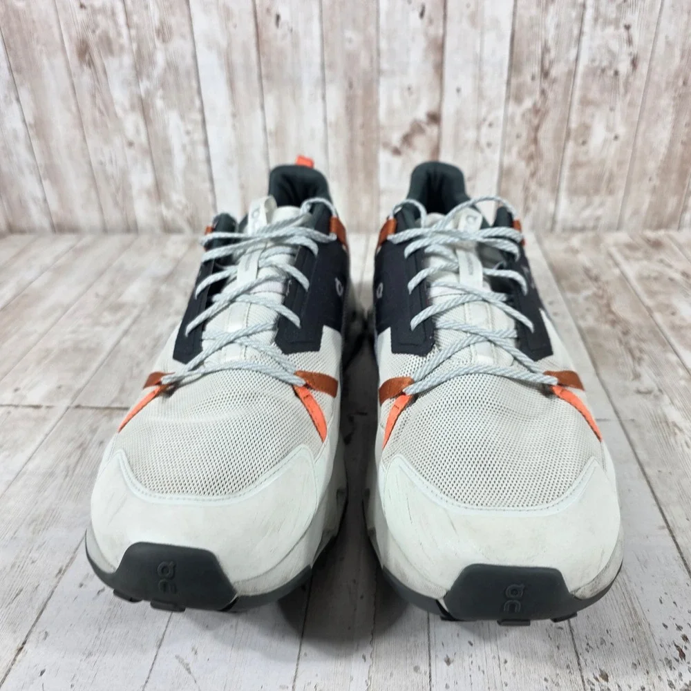 On Cloudhorizon Mens 14 Running Shoes White Black Orange 3ME10032306